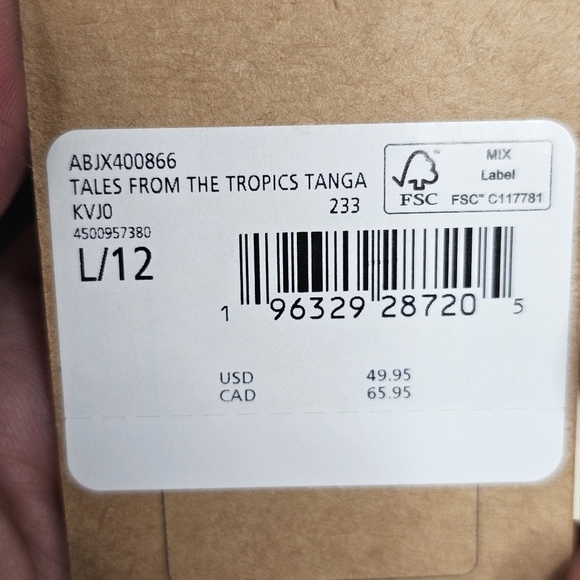 Billabong Tales From The Tropics Tanga Bikini Bottoms - Picture 10 of 11